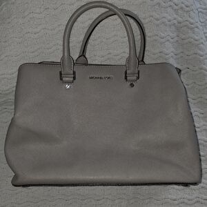 Michael Kors Gray Satchel Bag